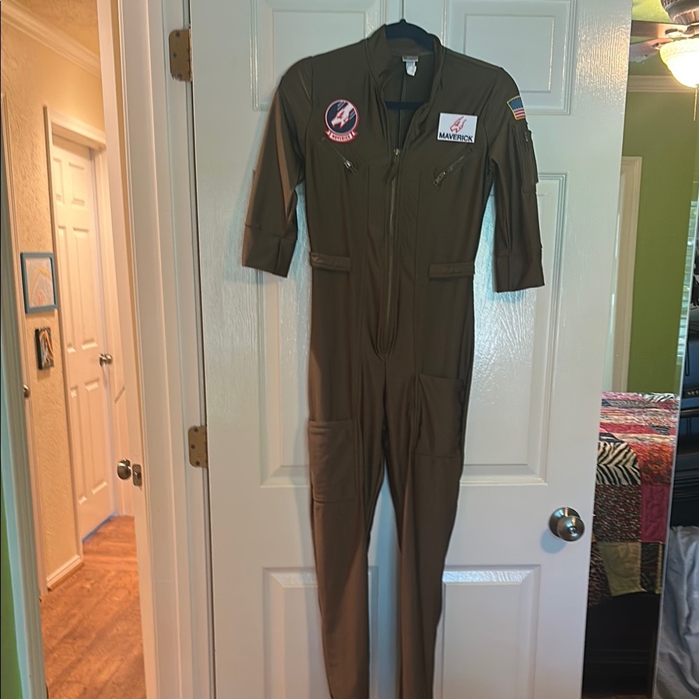 Brown Flight Suit Costume